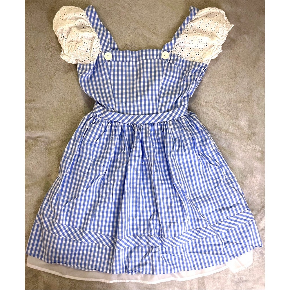 Spirit Wizard of Oz Dorothy Sz Large Gingham Dress Costume Halloween Cosplay